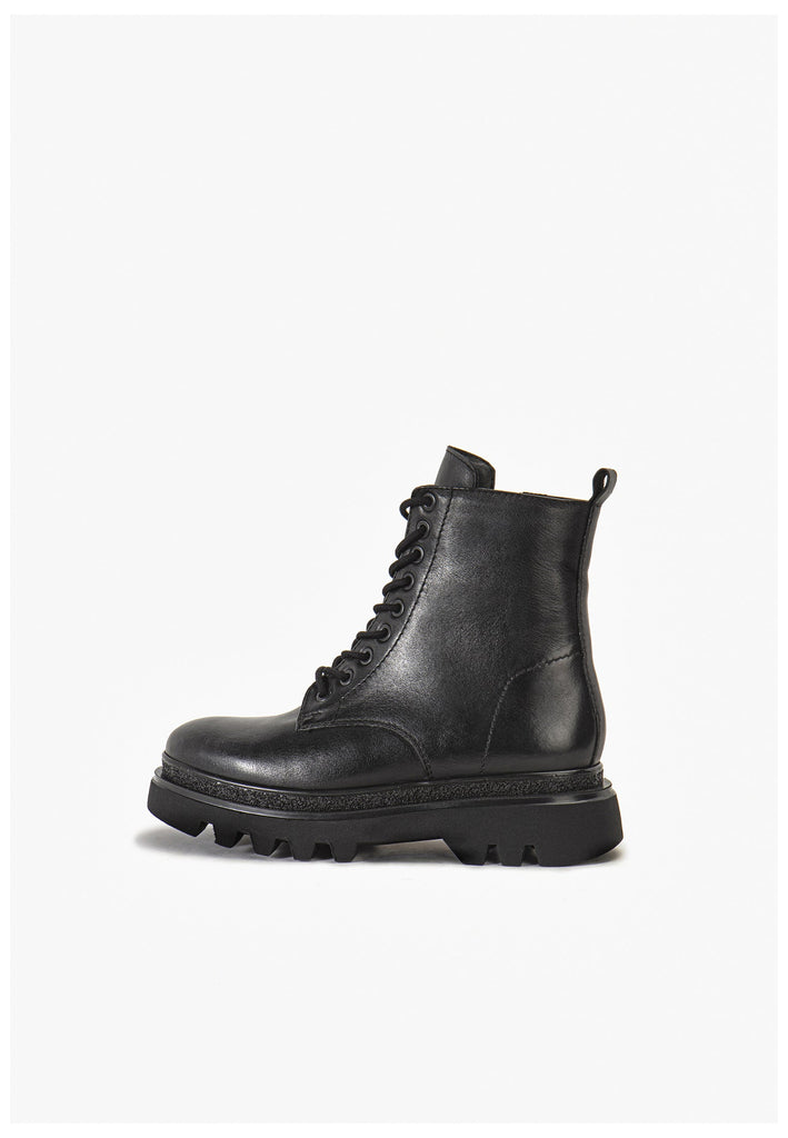 Stiefeletten Inuovo Stiefelette Leder Schwarz