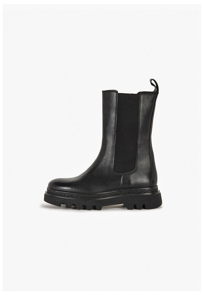 Stiefeletten Inuovo Stiefelette Leder Schwarz