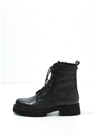 Stiefeletten Inuovo Stiefelette Leder Schwarz/Schwarz