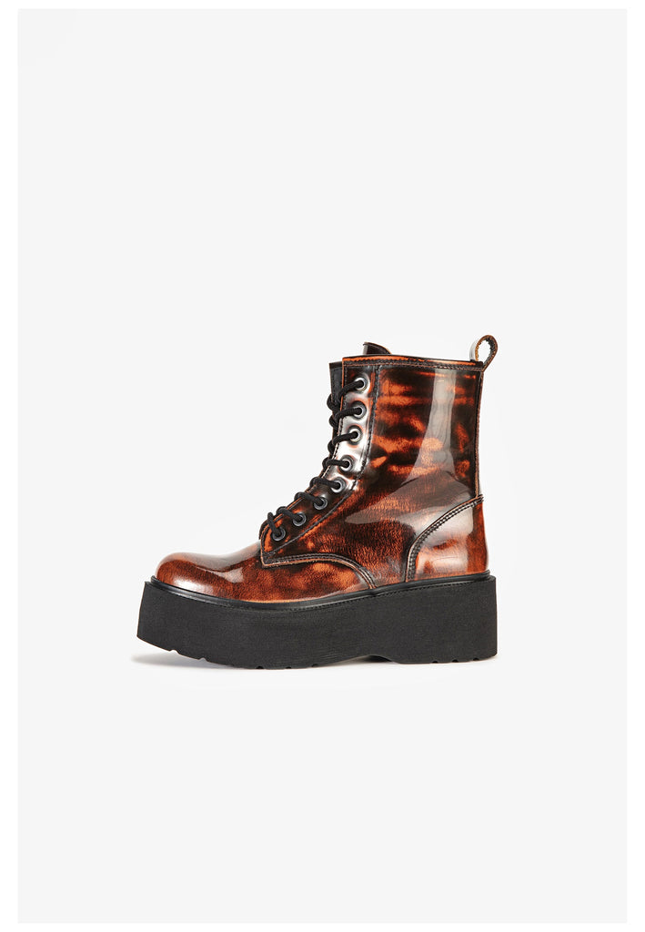 Stiefeletten Inuovo Stiefelette Leder Tan