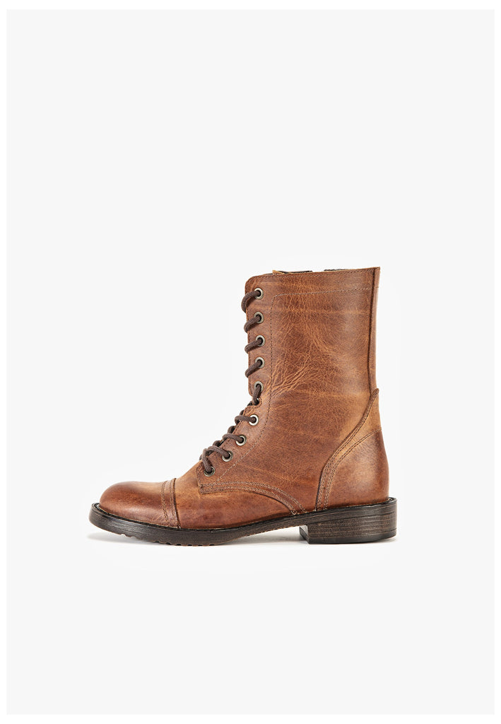 Stiefeletten Inuovo Stiefelette Leder Tan