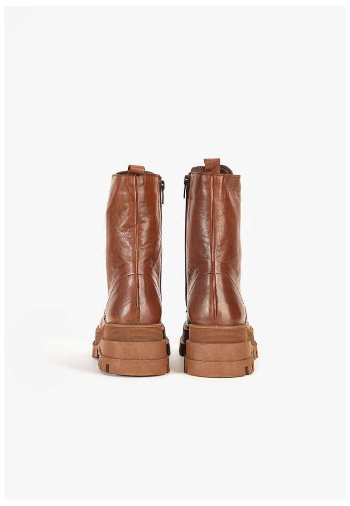 Stiefeletten Inuovo Stiefelette Leder Tan