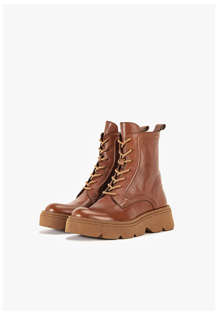 Stiefeletten Inuovo Stiefelette Leder Tan