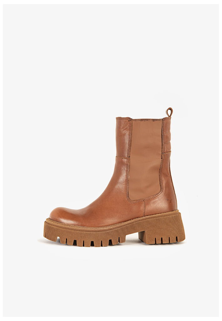 Stiefeletten Inuovo Stiefelette Leder Tan