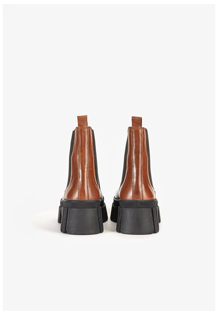 Stiefeletten Inuovo Stiefelette Leder Tan