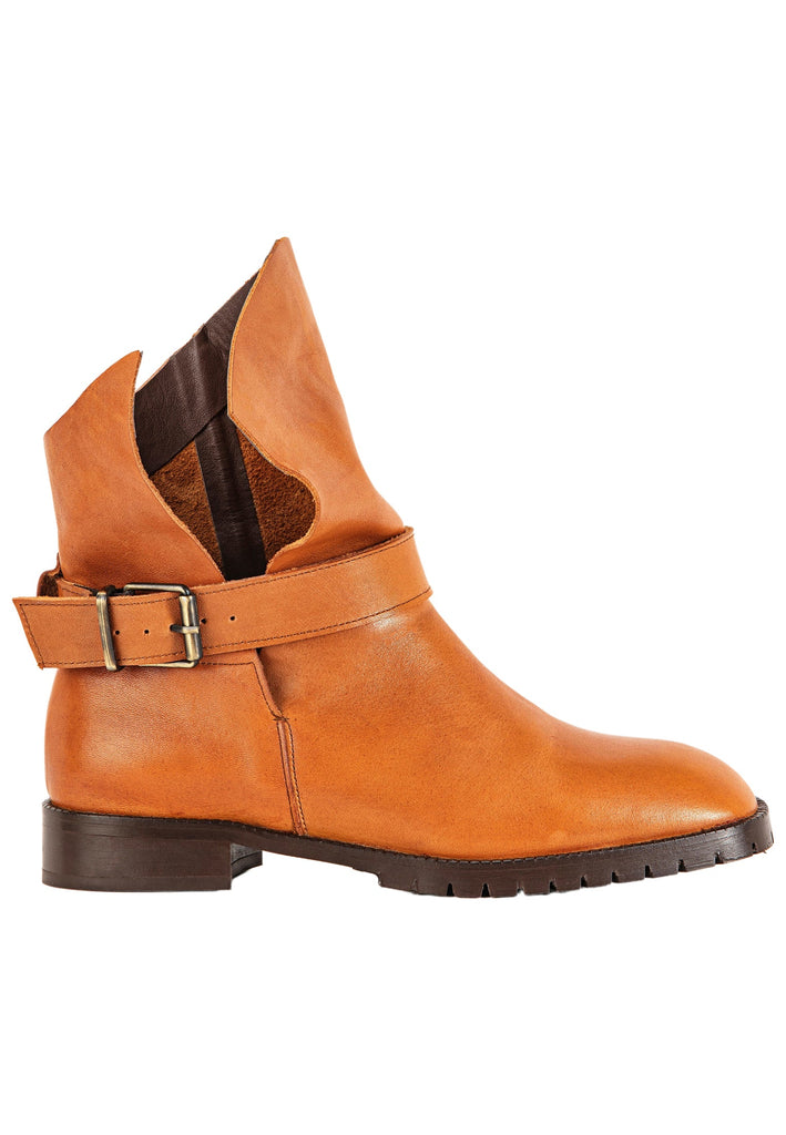 Stiefeletten Inuovo Stiefelette Leder Tan