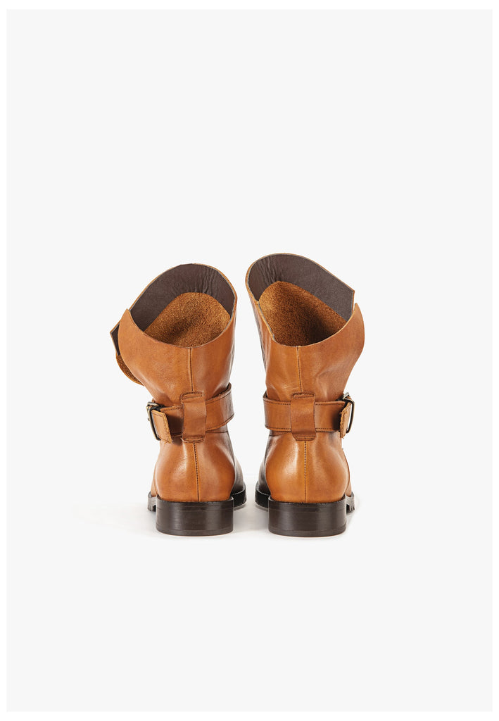 Stiefeletten Inuovo Stiefelette Leder Tan