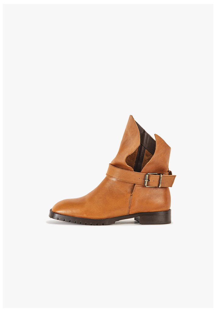 Stiefeletten Inuovo Stiefelette Leder Tan