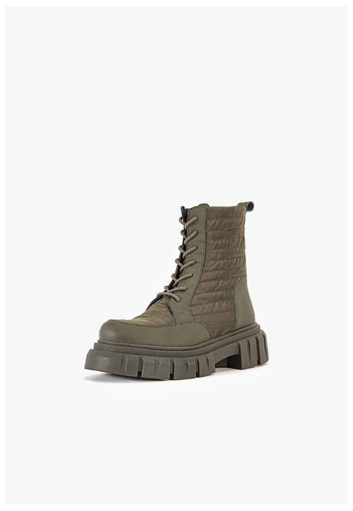 Stiefeletten Inuovo Stiefelette Leder/Textil Army