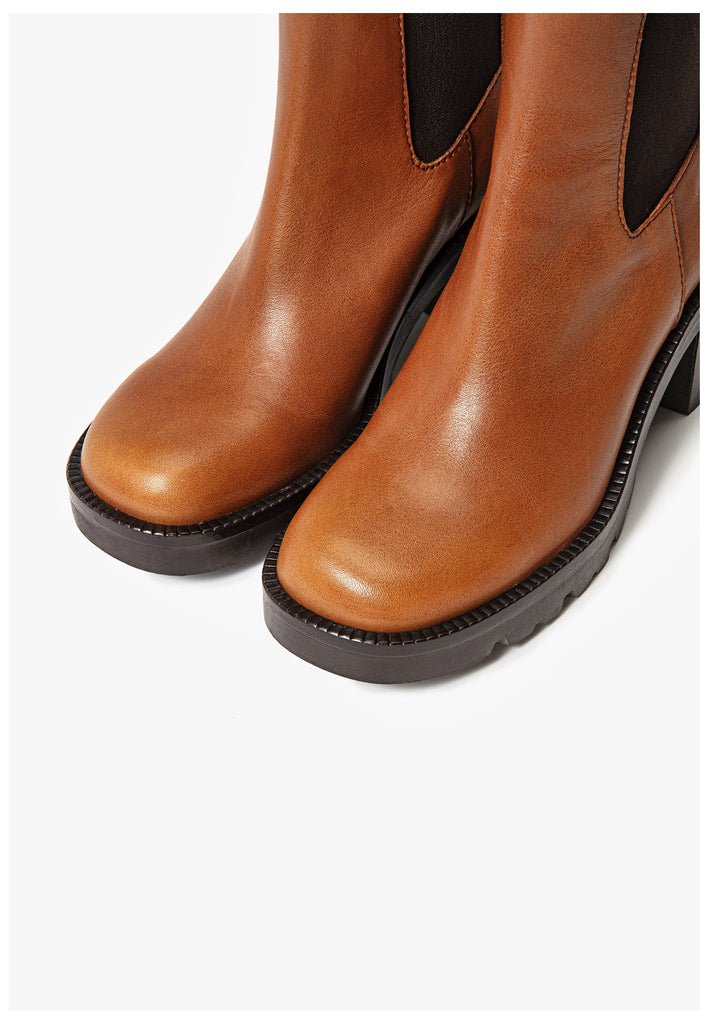 Stiefeletten Inuovo Stiefelette Leder Weiß