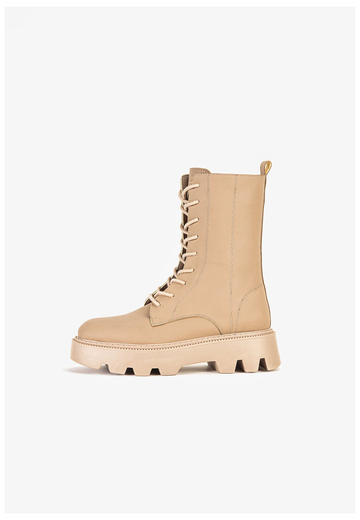 Stiefeletten Inuovo Stiefelette Lederimitat Nude