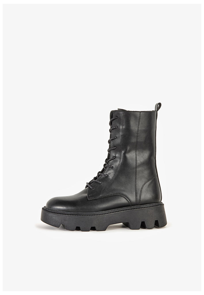 Stiefeletten Inuovo Stiefelette Lederimitat Schwarz