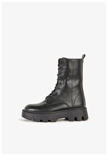 Stiefeletten Inuovo Stiefelette Lederimitat Schwarz