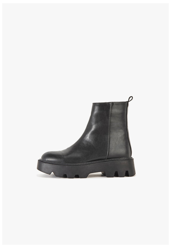 Stiefeletten Inuovo Stiefelette Lederimitat Schwarz
