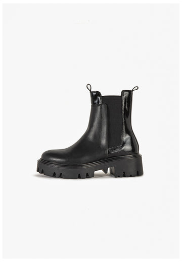 Stiefeletten Inuovo Stiefelette Lederimitat Schwarz