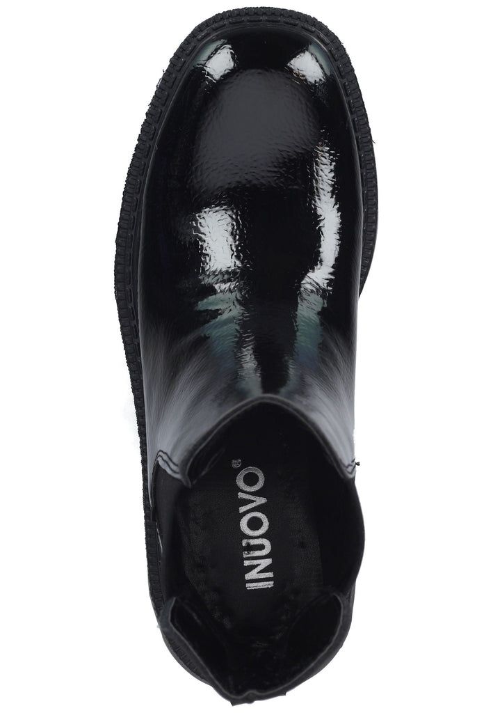 Stiefeletten Inuovo Stiefelette Lederimitat Schwarz