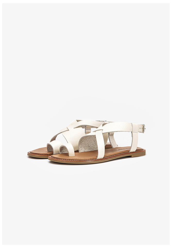 Inuovo Zehensteg Leder Bone