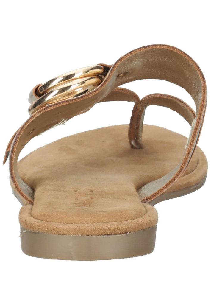 Inuovo Zehensteg Leder Gold