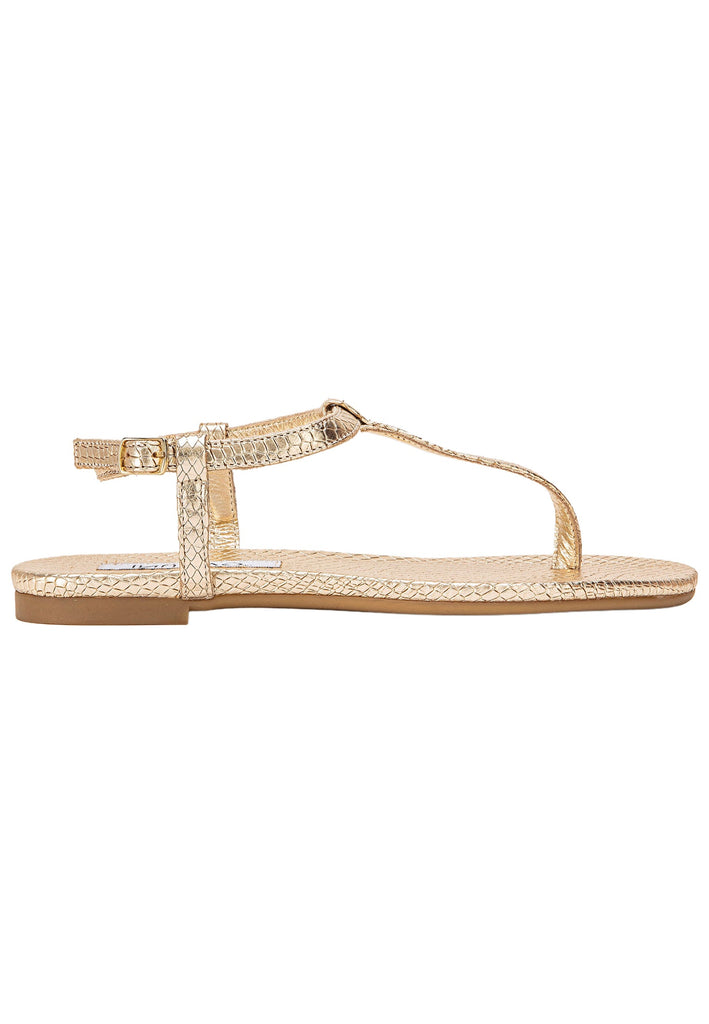 Inuovo Zehensteg Leder Gold