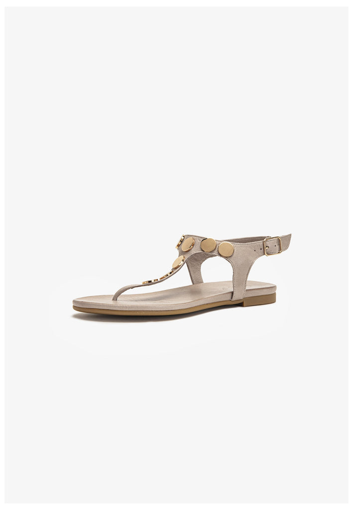 Inuovo Zehensteg Leder Grau