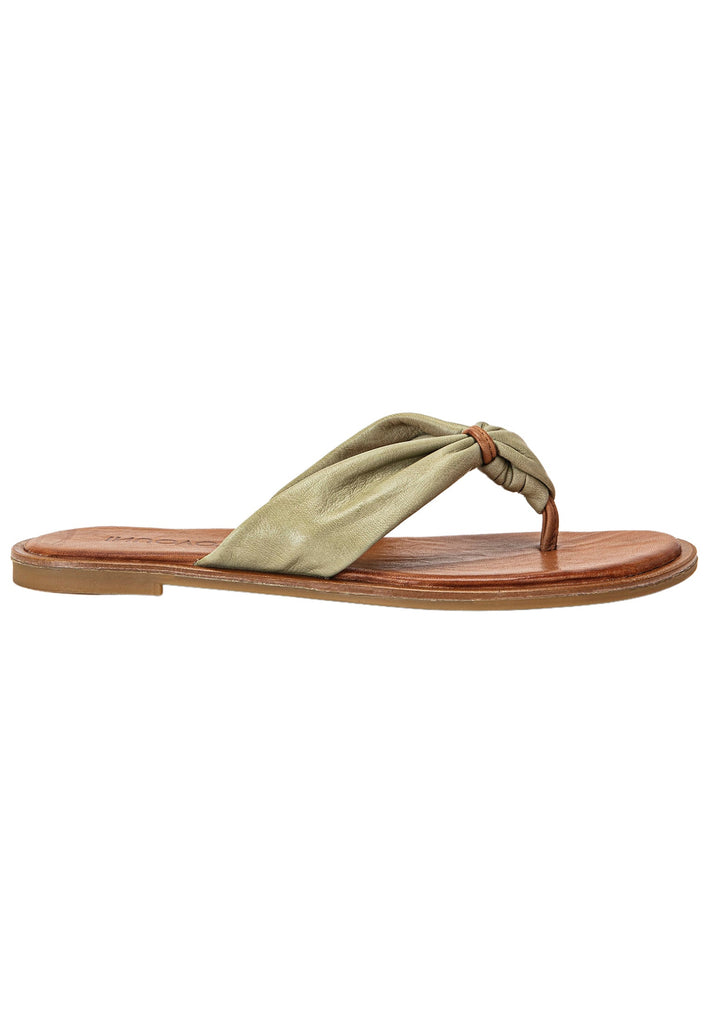 Inuovo Zehensteg Leder Olive