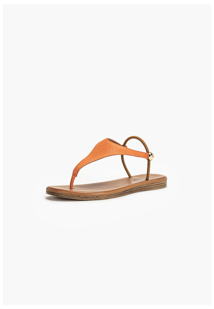 Inuovo Zehensteg Leder Orange