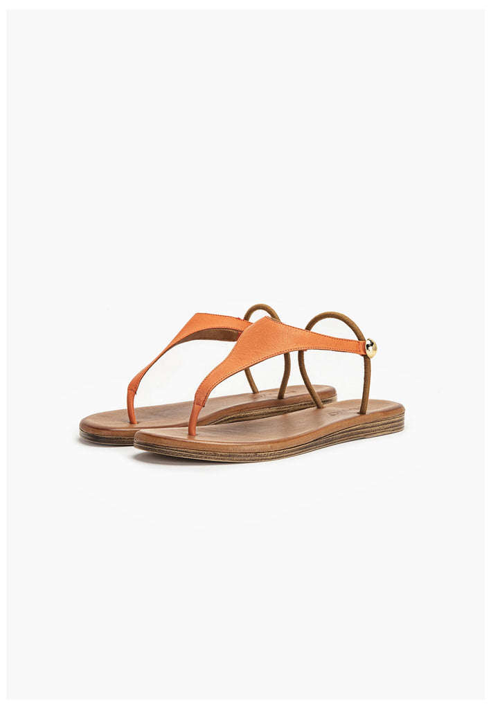 Inuovo Zehensteg Leder Orange