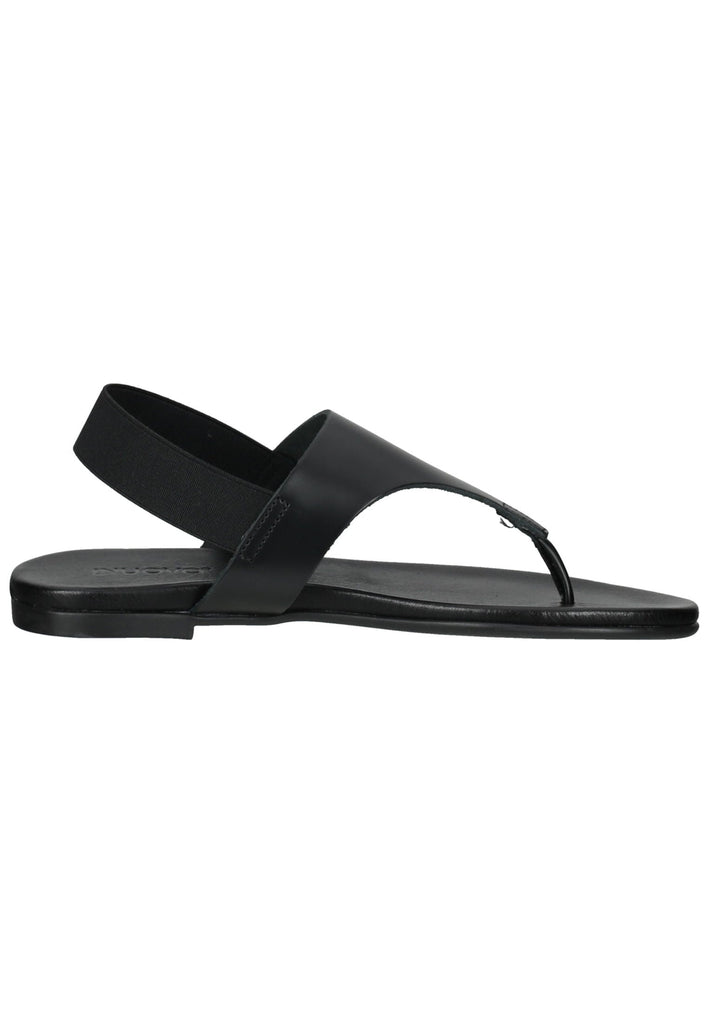 Inuovo Zehensteg Leder Schwarz