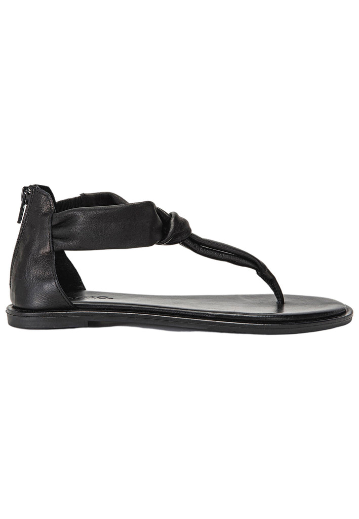 Inuovo Zehensteg Leder Schwarz