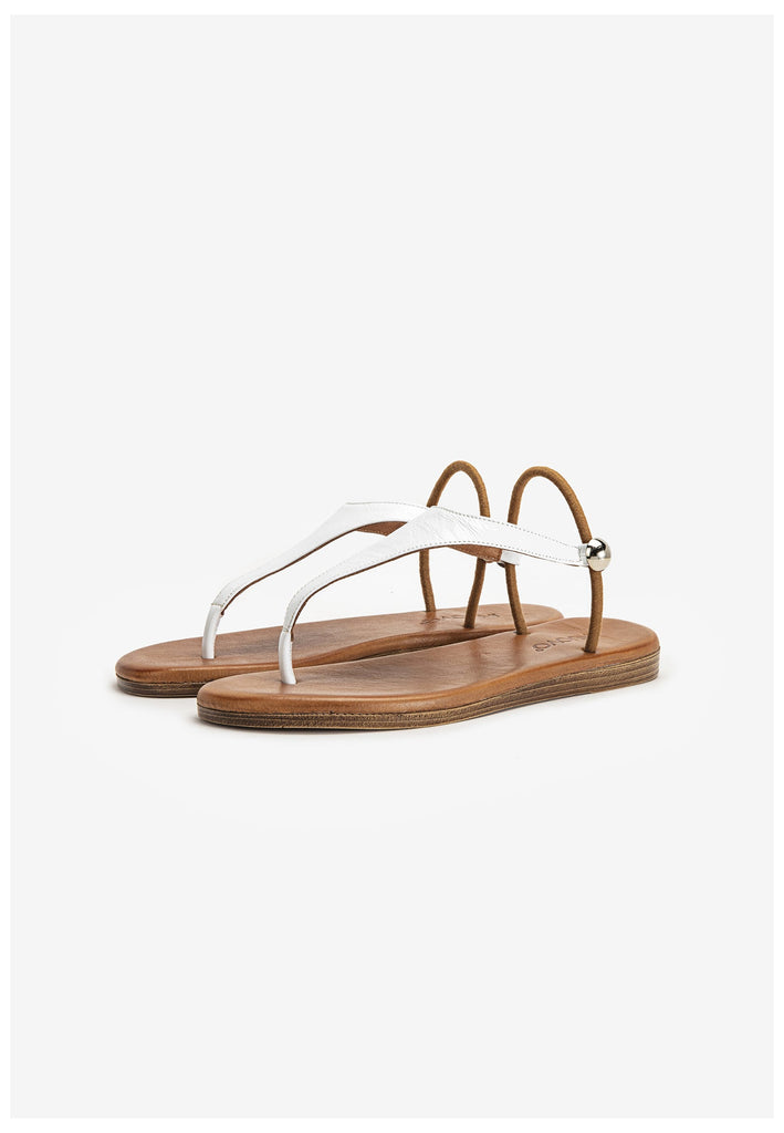 Inuovo Zehensteg Leder Weiß