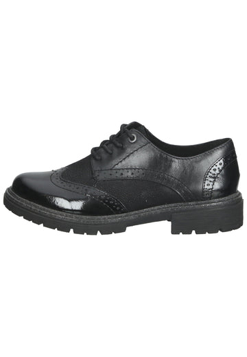 Halbschuhe Jana Halbschuhe Leder/Synthetik Schwarz