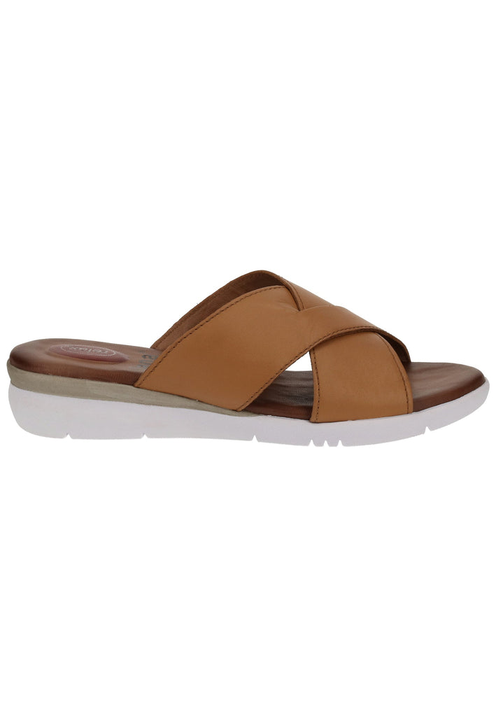 Jana Pantoletten Leder Braun