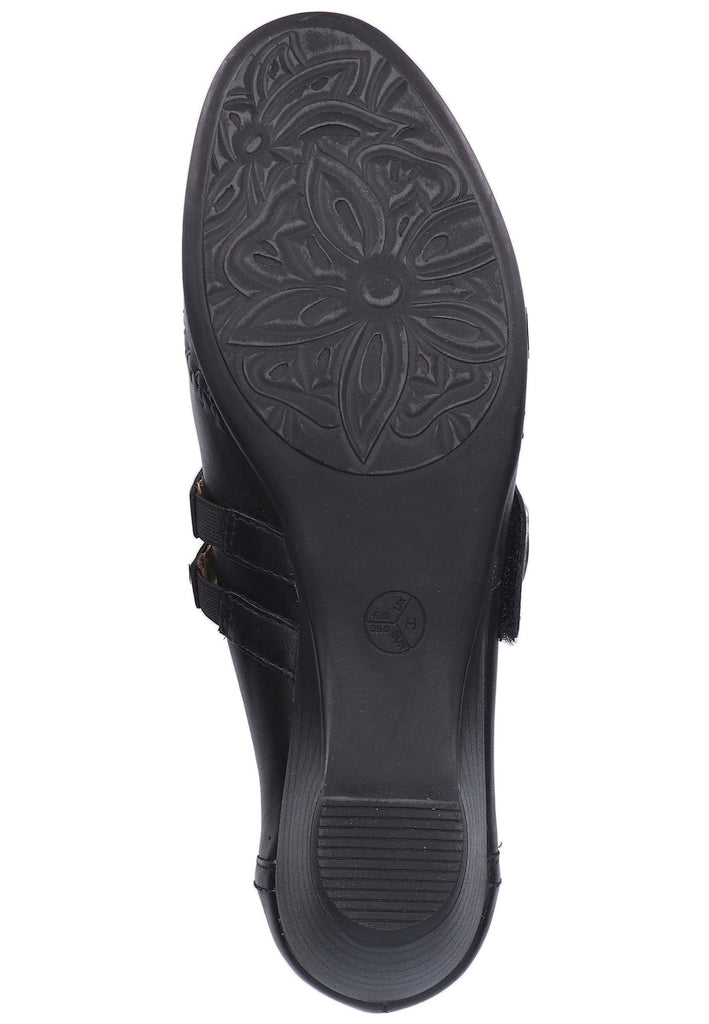 Jana Pumps Leder Schwarz