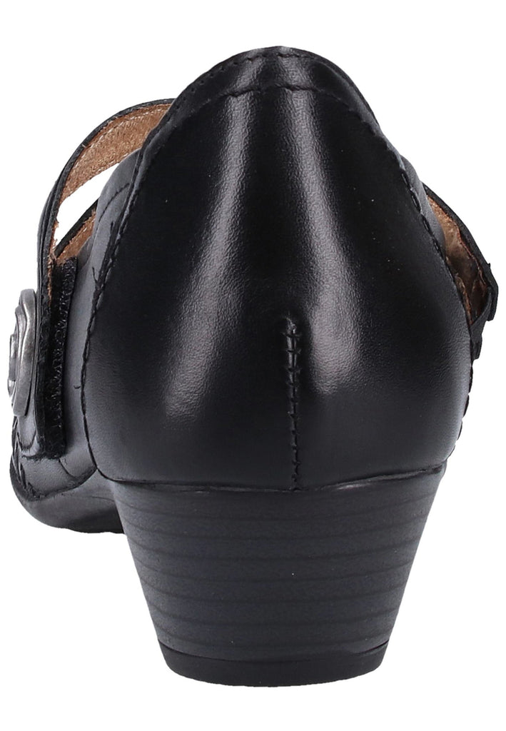 Jana Pumps Leder Schwarz