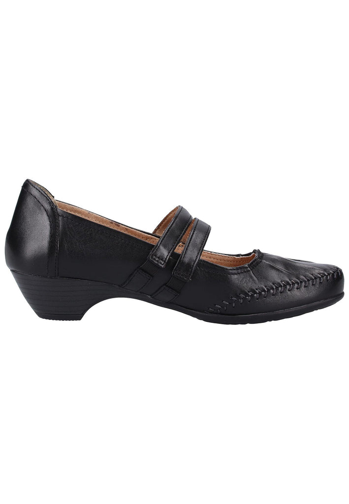 Jana Pumps Leder Schwarz