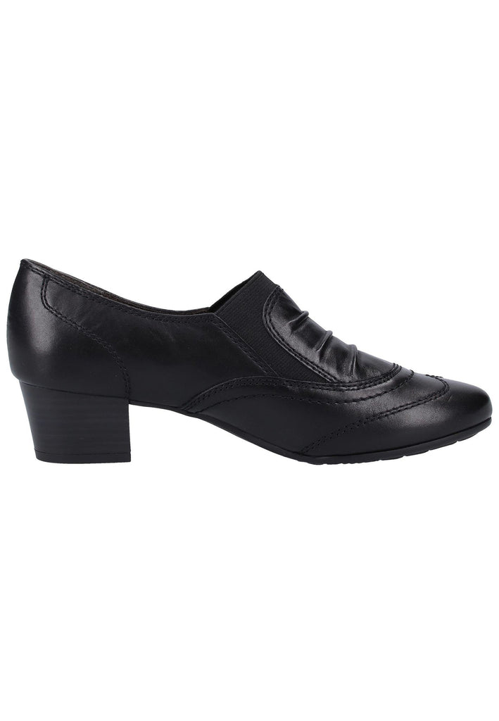 Jana Pumps Leder Schwarz