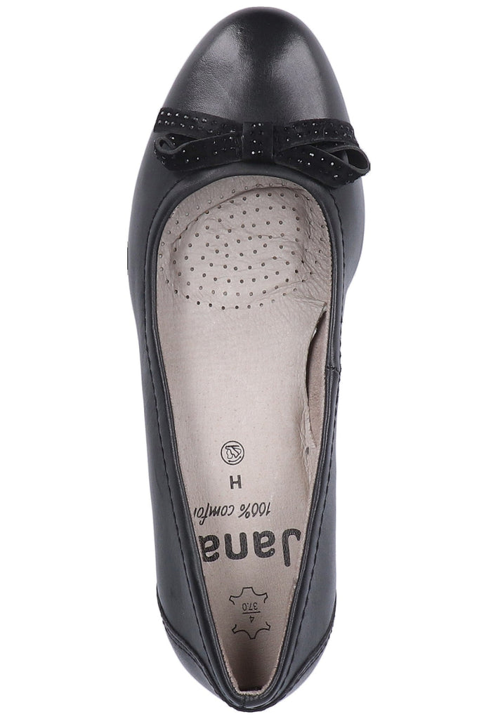 Jana Pumps Nappaleder Schwarz