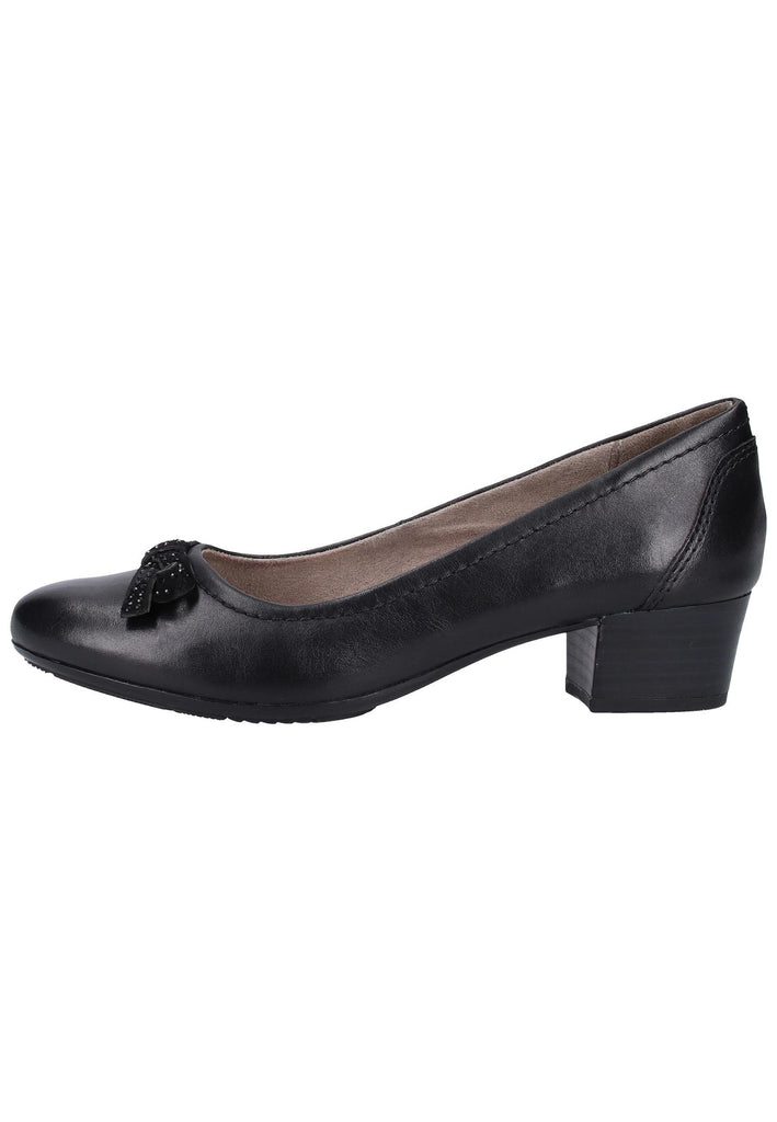 Jana Pumps Nappaleder Schwarz