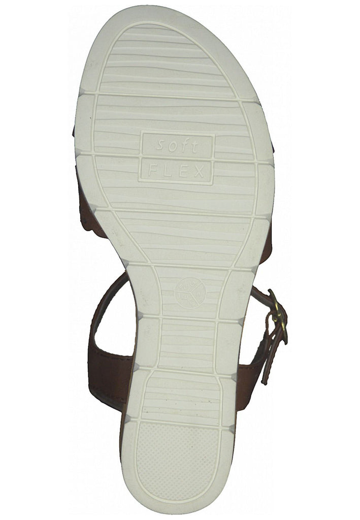 Jana Sandalen Glattleder Schoko