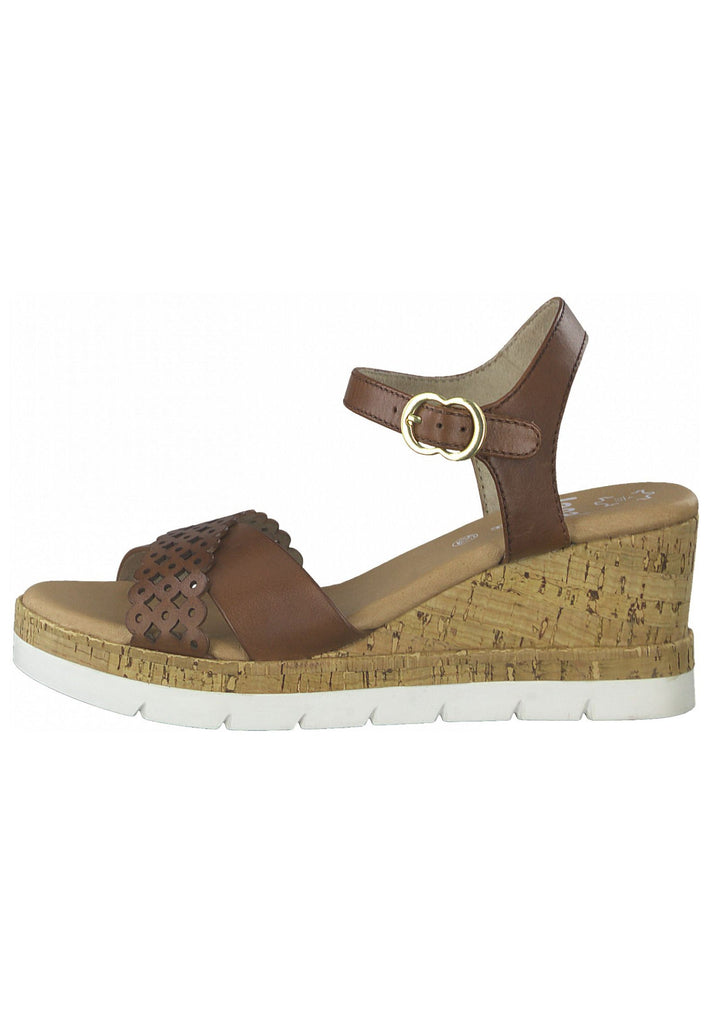 Jana Sandalen Glattleder Schoko