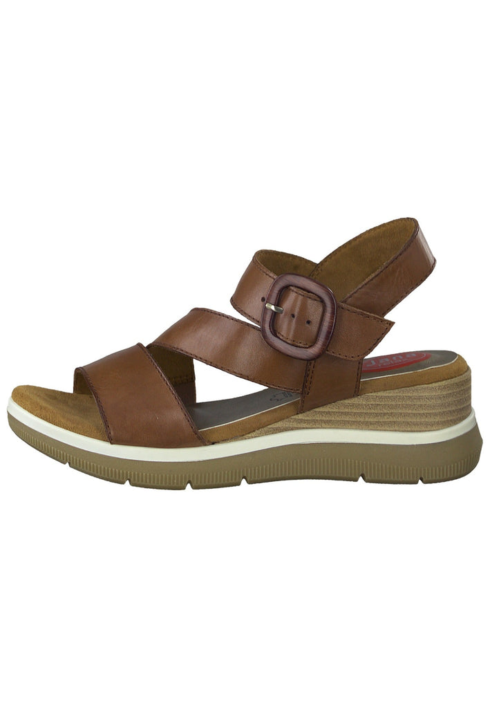 Sandalen Jana Sandalen Leder Cognac