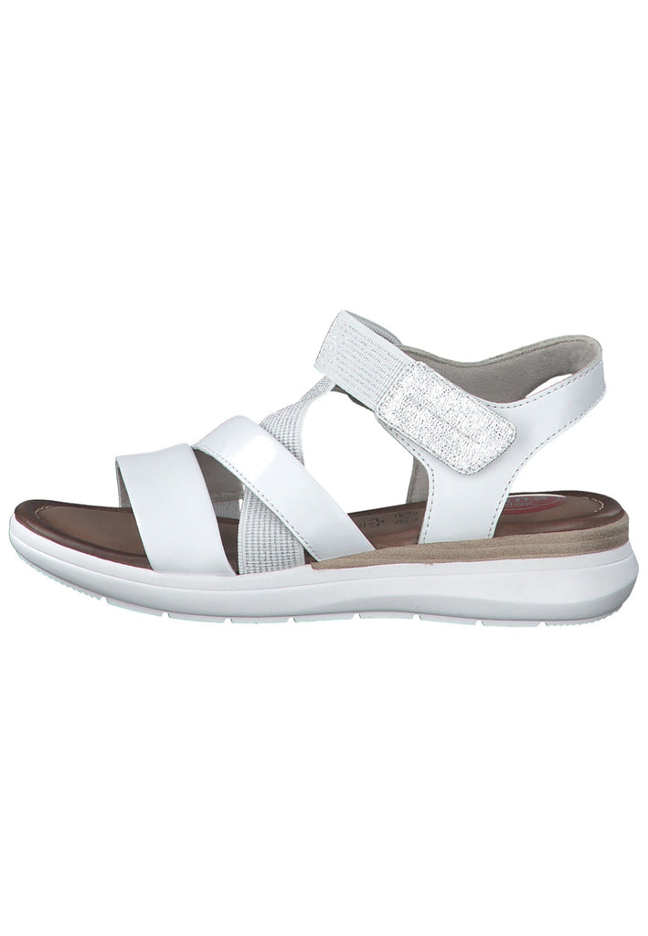 Sandalen Jana Sandalen Leder Weiß