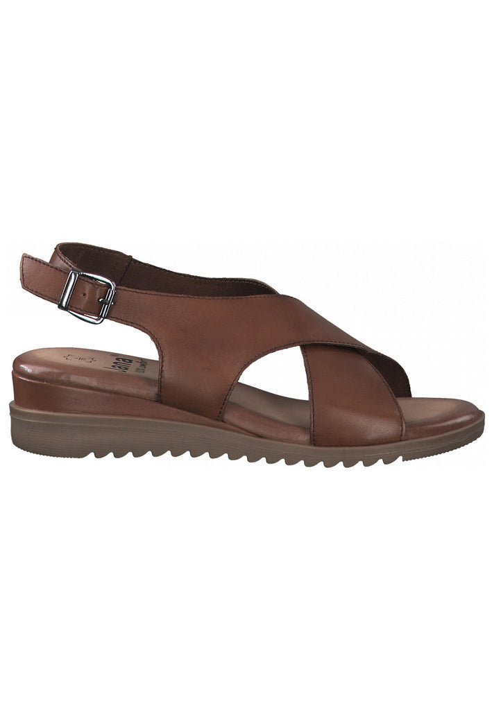 Jana Sandalen Leder Cognac