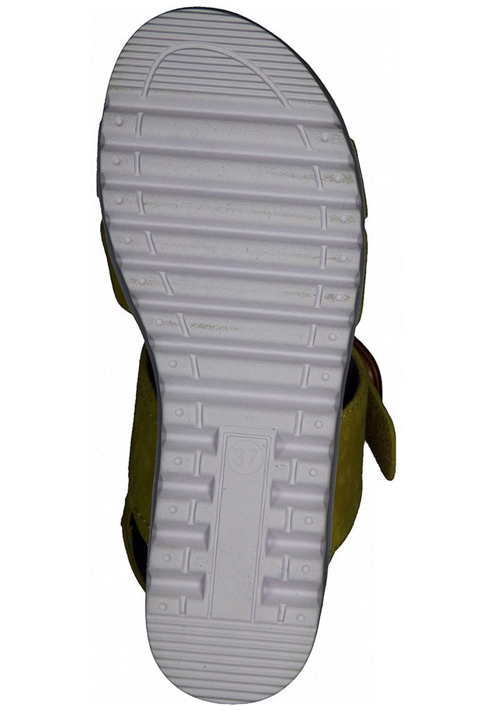 Jana Sandalen Leder Gelb