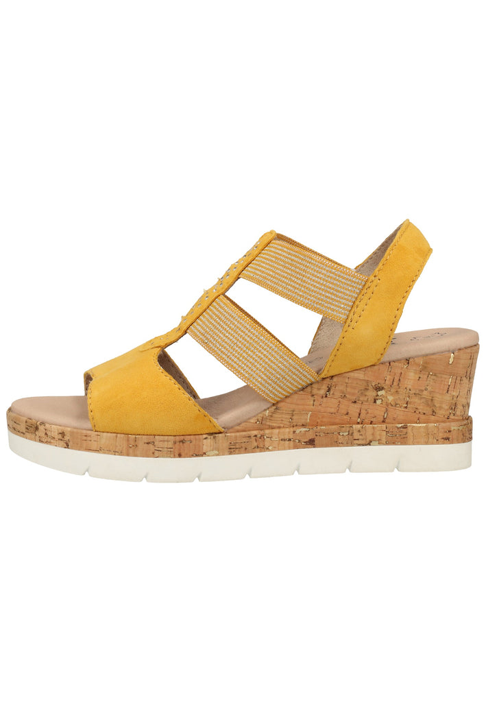 Jana Sandalen Leder Gelb