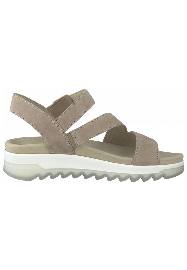 Jana Sandalen Leder Hellgrau