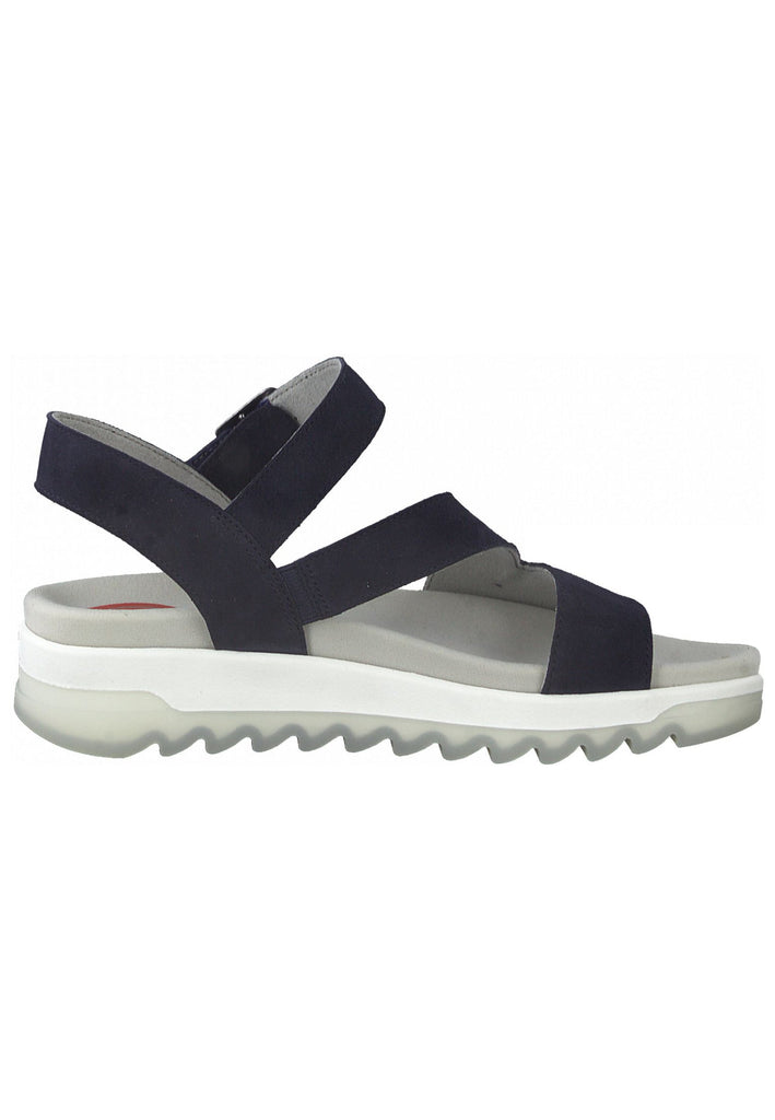 Jana Sandalen Leder Navy