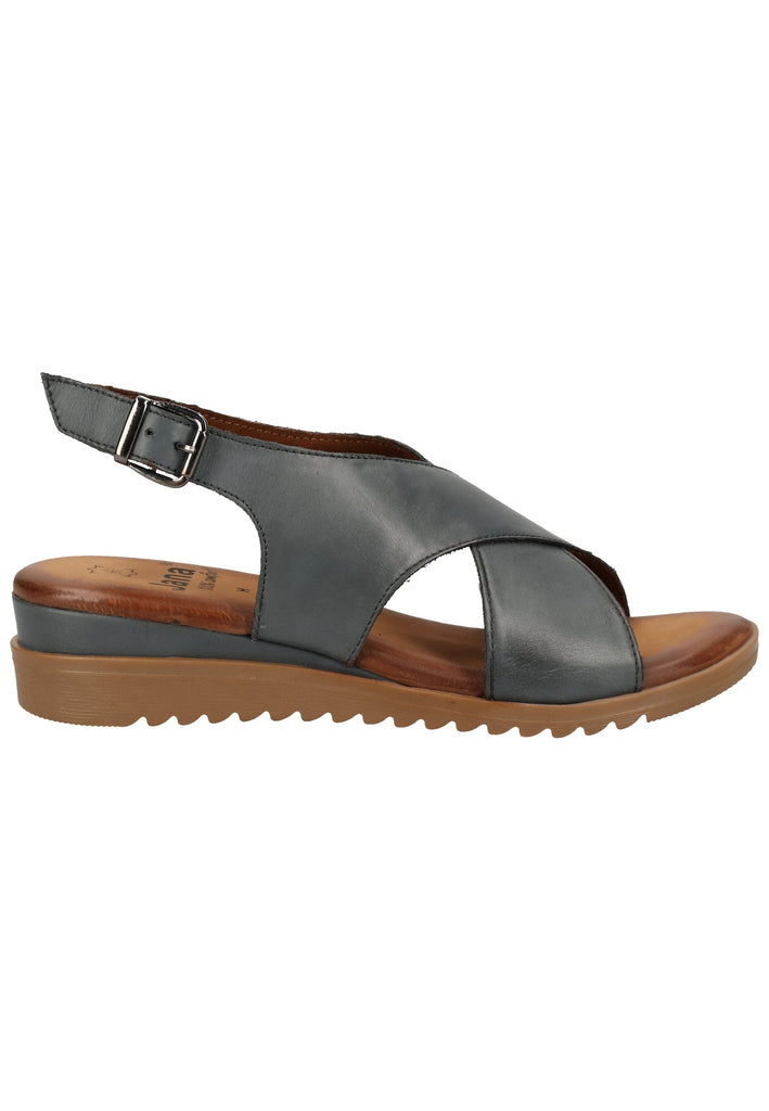 Jana Sandalen Leder Navy