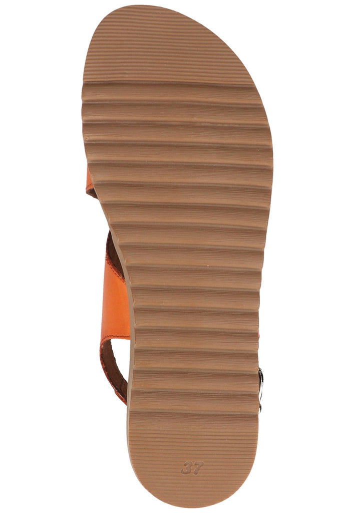 Jana Sandalen Leder Orange