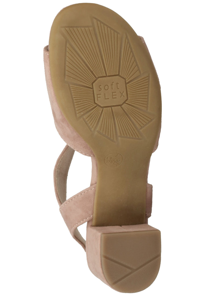 Jana Sandalen Leder Rose